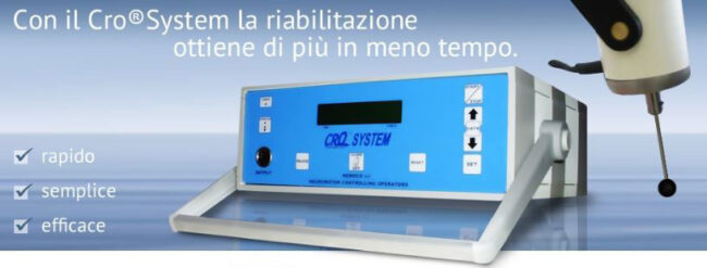 CroSystem: Innovativa procedura di fisioterapia e riabilitazione